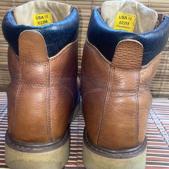CACTUS 622M Moc-Toe  Men’s Size 12 Tan Goodyear Welt EV Leather Work Boots main image 5